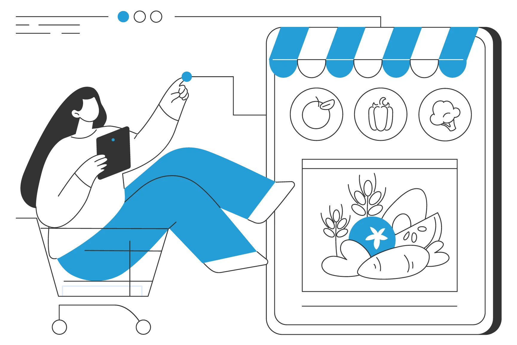 online software for departmental store